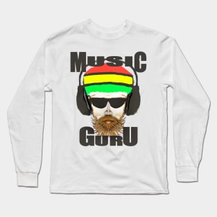 Cool Dub Reggae Music DJ Guru Long Sleeve T-Shirt